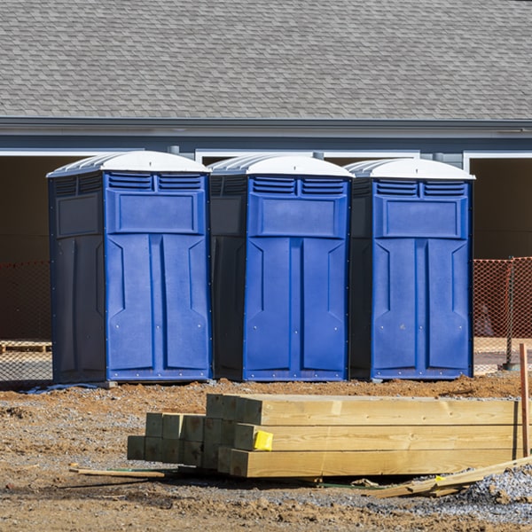 how do you ensure the portable restrooms are secure and safe from vandalism during an event in Pick City